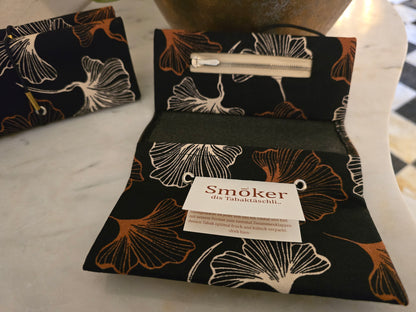 Smöker Baumwolle schwarz/Ginkgo