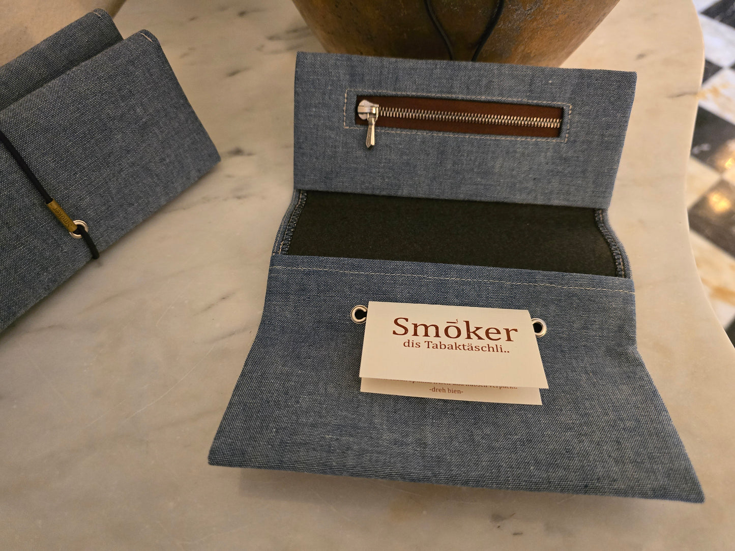 Smöker Baumwolle blau